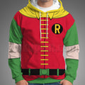 Dc Batman Return Of The Caped Crusaders Robin Suit Ds Cosplay Hoodie