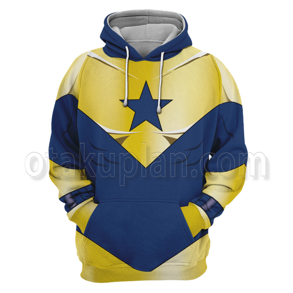 Dc Blue Beetle Booster Gold Combats Cosplay Hoodie