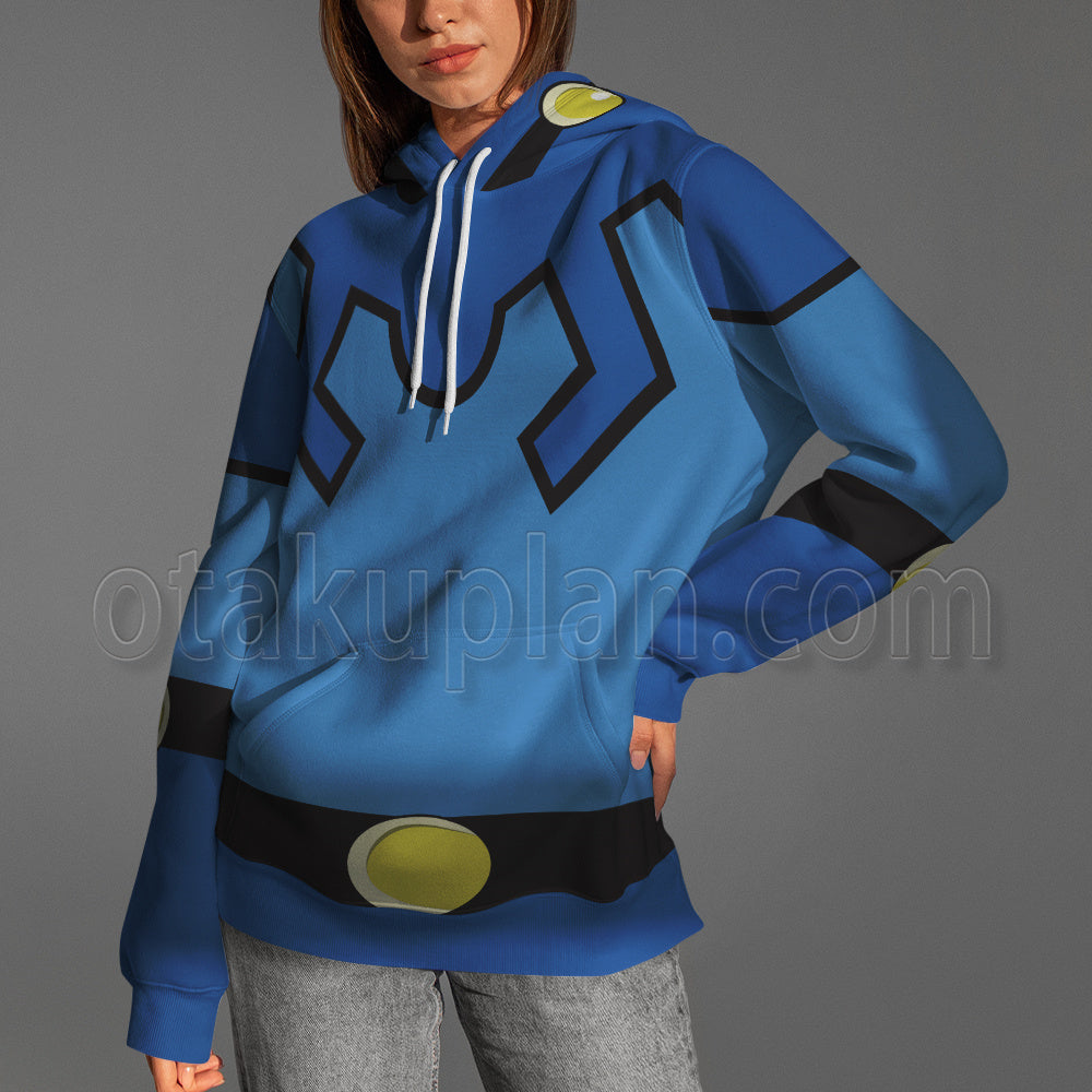 Dc Blue Beetle Second Generation Ted Kord Combats Cosplay Hoodie
