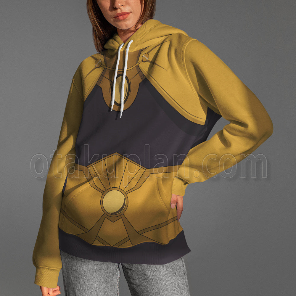 Dc Doctor Fate Yellow Cosplay Hoodie