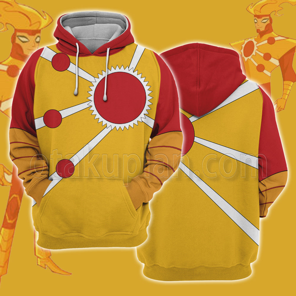 Dc Firestorm Yellow Cosplay Hoodie