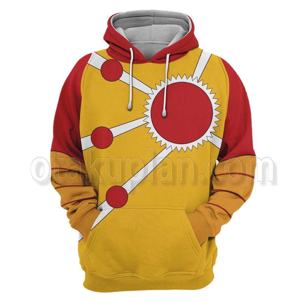 Dc Firestorm Yellow Cosplay Hoodie