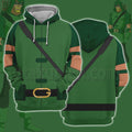 Dc Greeb Arrow Green Uniform Cosplay Hoodie