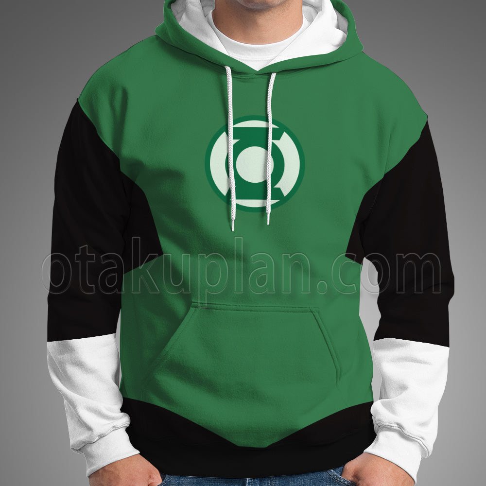 Dc Green Lantern Hal Jordan Classic Suit Cosplay Hoodie
