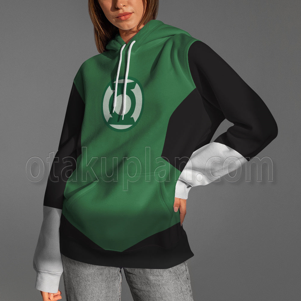 Dc Green Lantern Hal Jordan Classic Suit Cosplay Hoodie