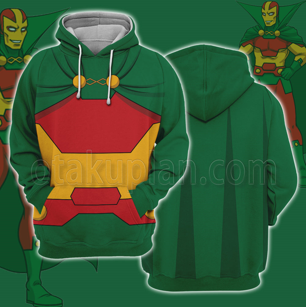 Dc Mister Miracle Green Cosplay Hoodie