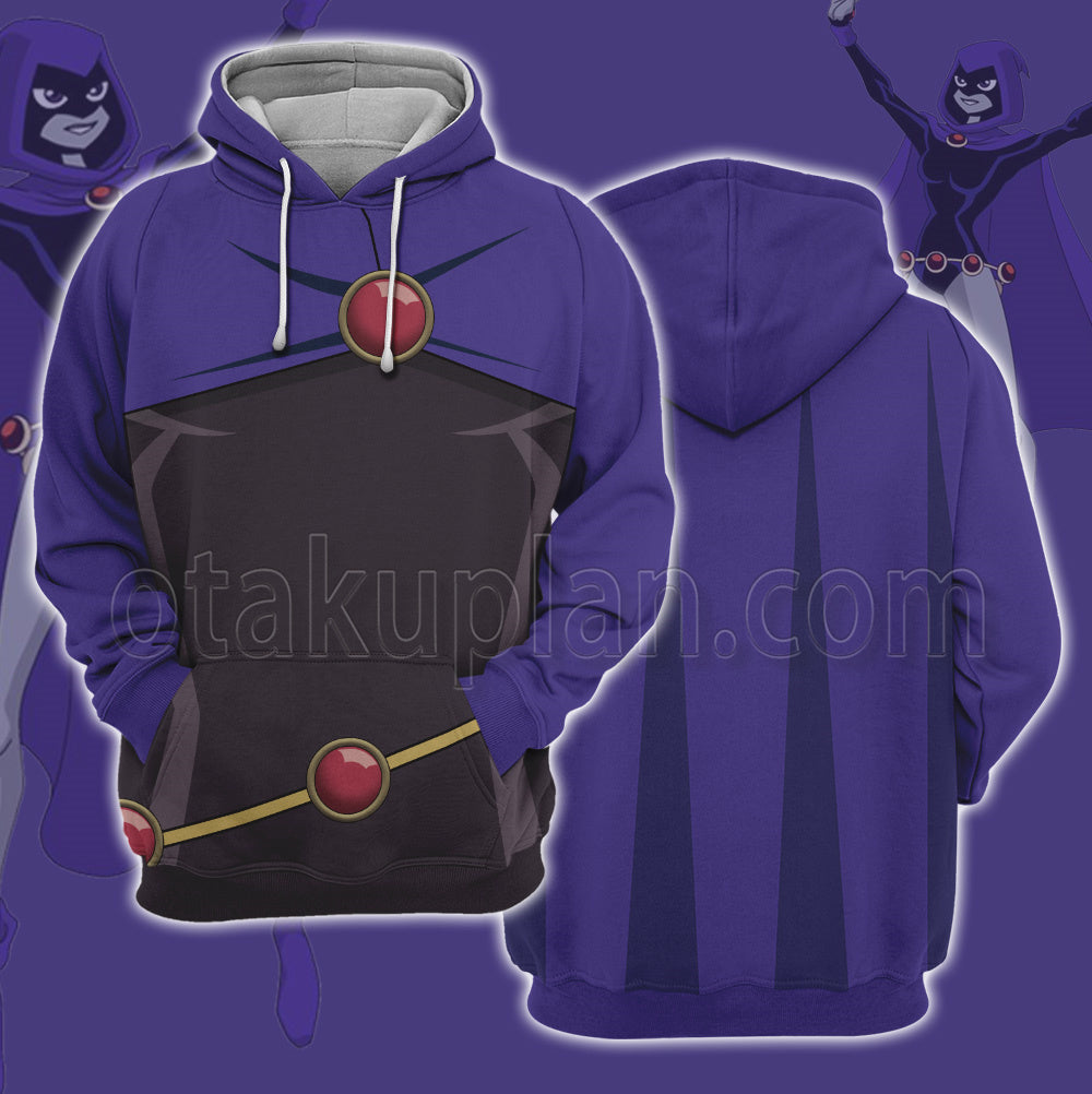 Dc Raven Purple Cosplay Hoodie