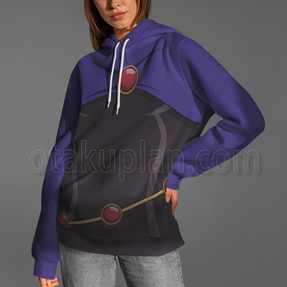 Dc Raven Purple Cosplay Hoodie