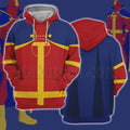 Dc Red Tornado Red And Yellow Cosplay Hoodie
