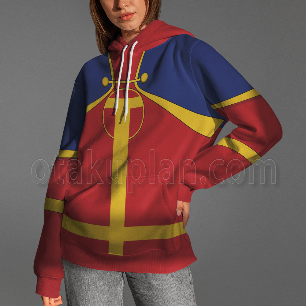 Dc Red Tornado Red And Yellow Cosplay Hoodie