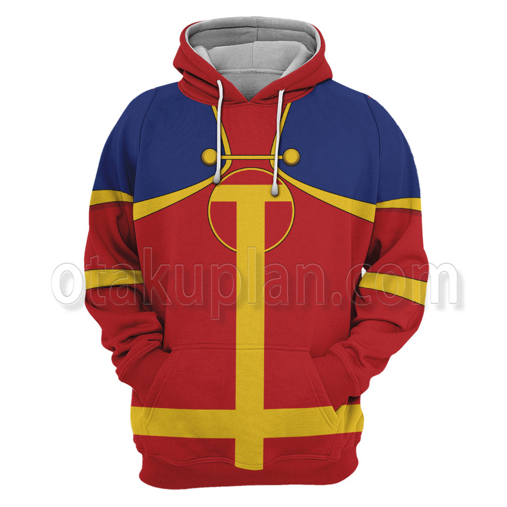 Dc Red Tornado Red And Yellow Cosplay Hoodie