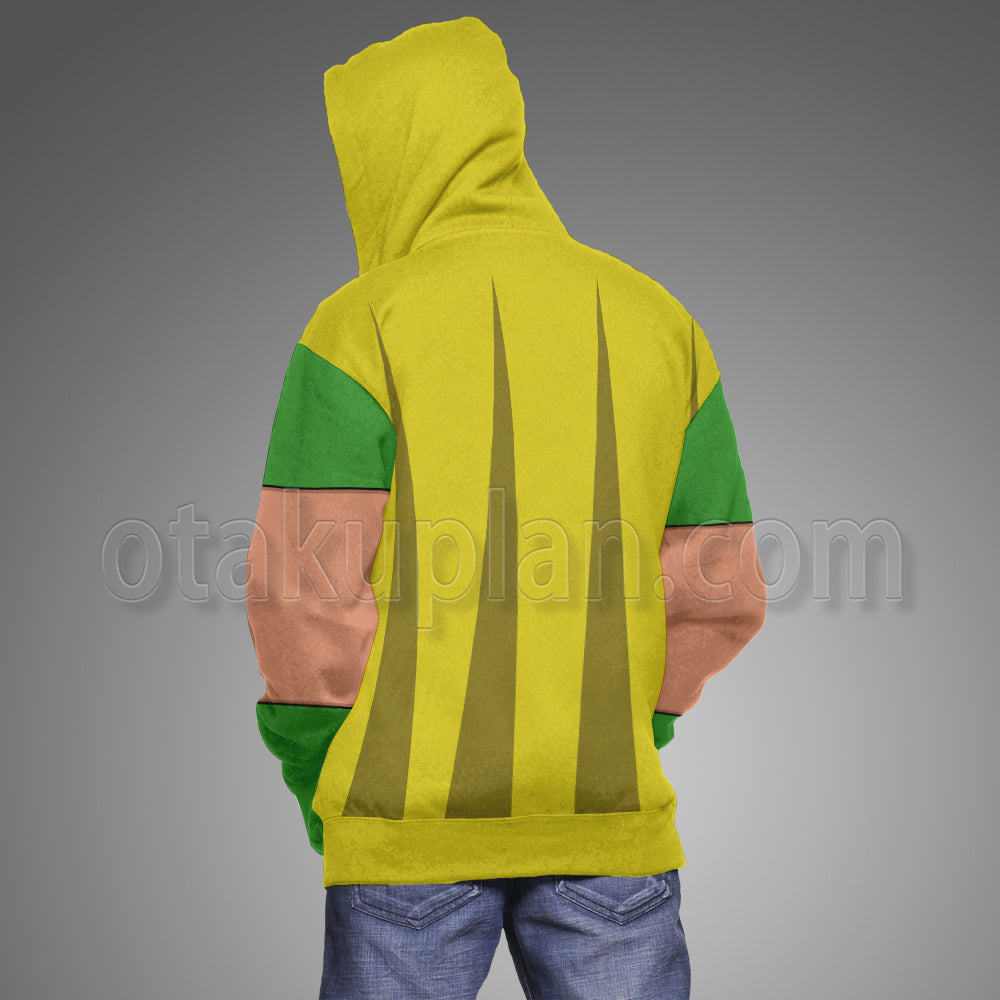 Dc Robin Red And Green Uniform Cosplay Hoodie