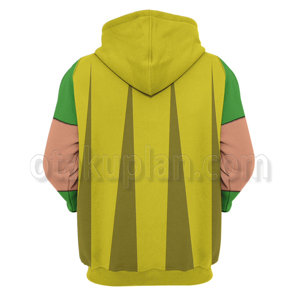 Dc Robin Red And Green Uniform Cosplay Hoodie