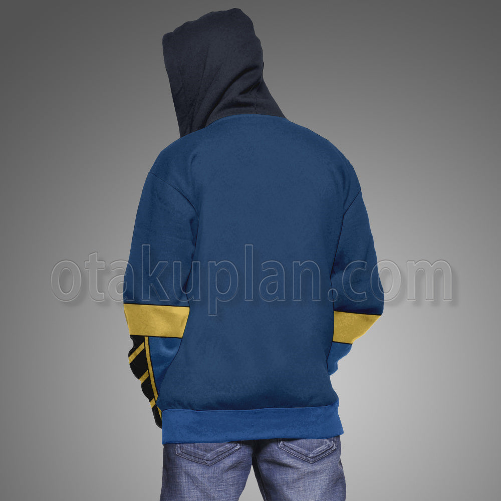 Dc Static Earth 27 Blue Cosplay Hoodie
