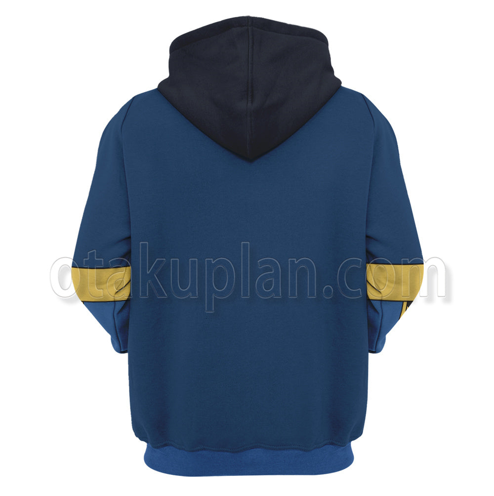 Dc Static Earth 27 Blue Cosplay Hoodie