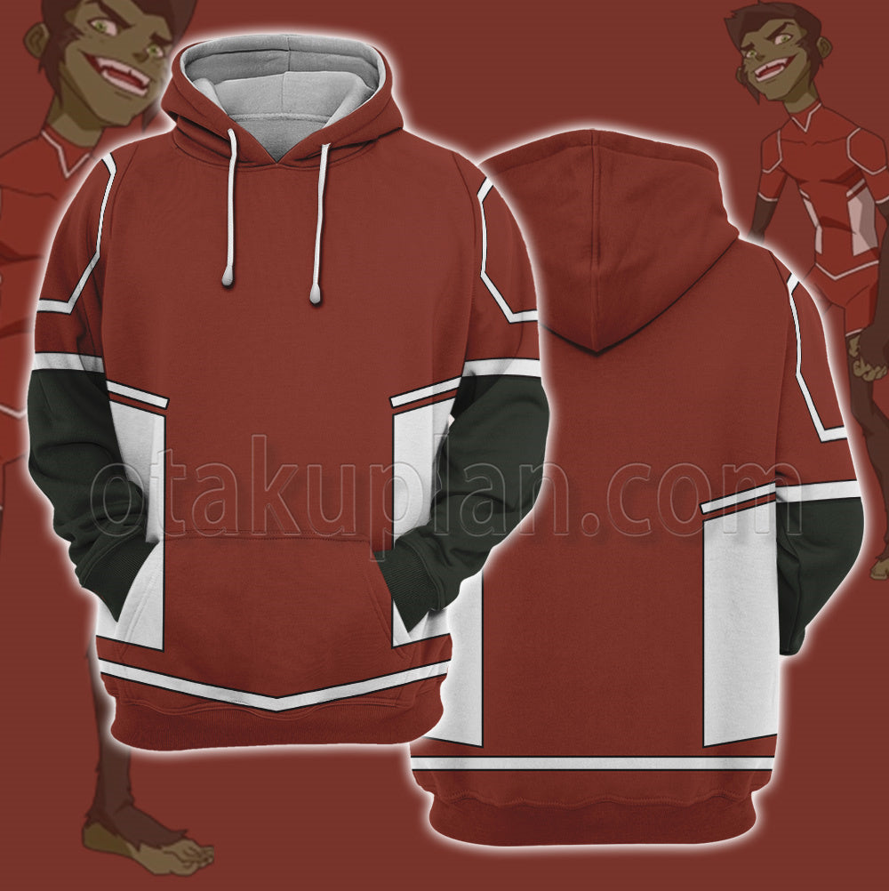 Dc Young Justice Beast Boy Red Cosplay Hoodie