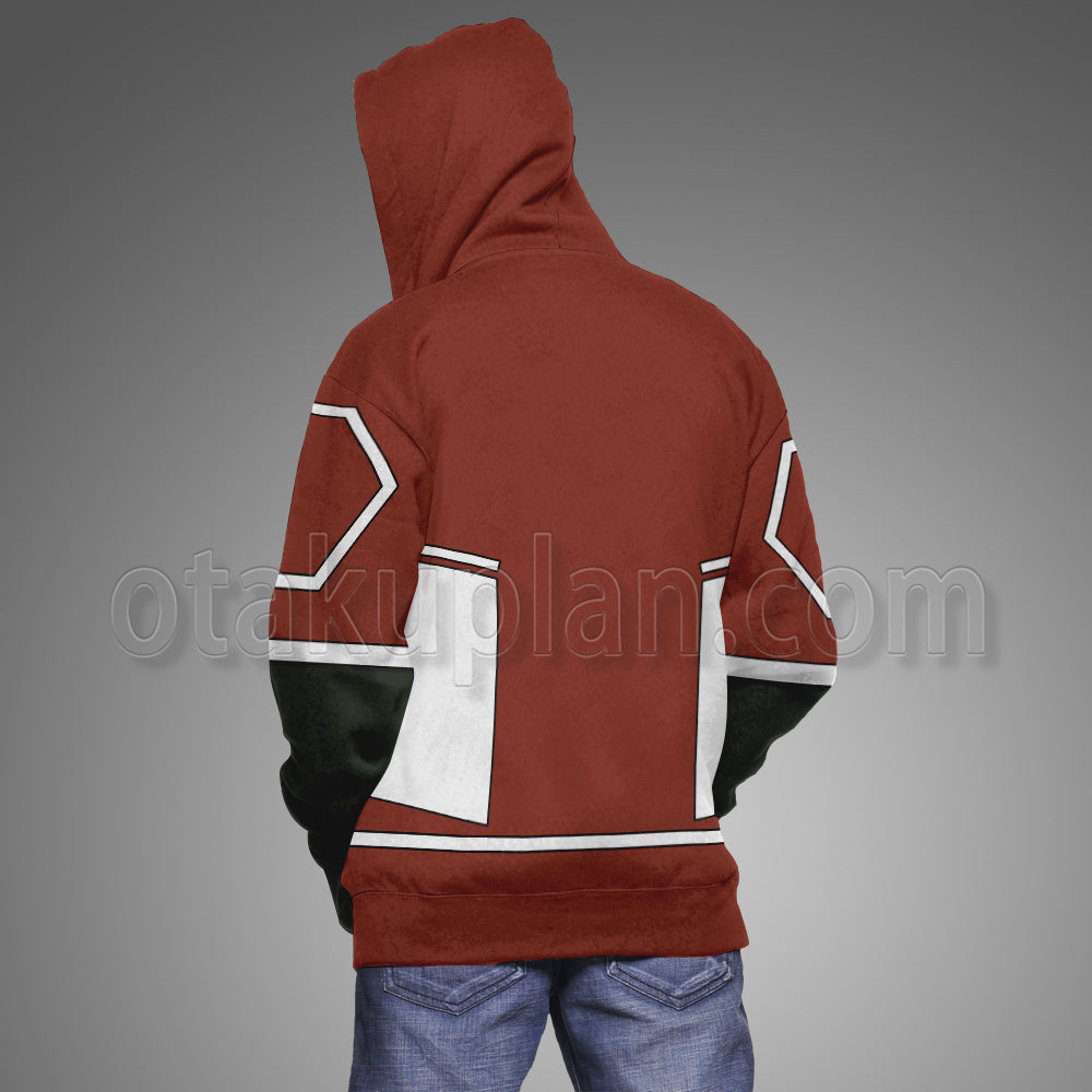 Dc Young Justice Beast Boy Red Cosplay Hoodie