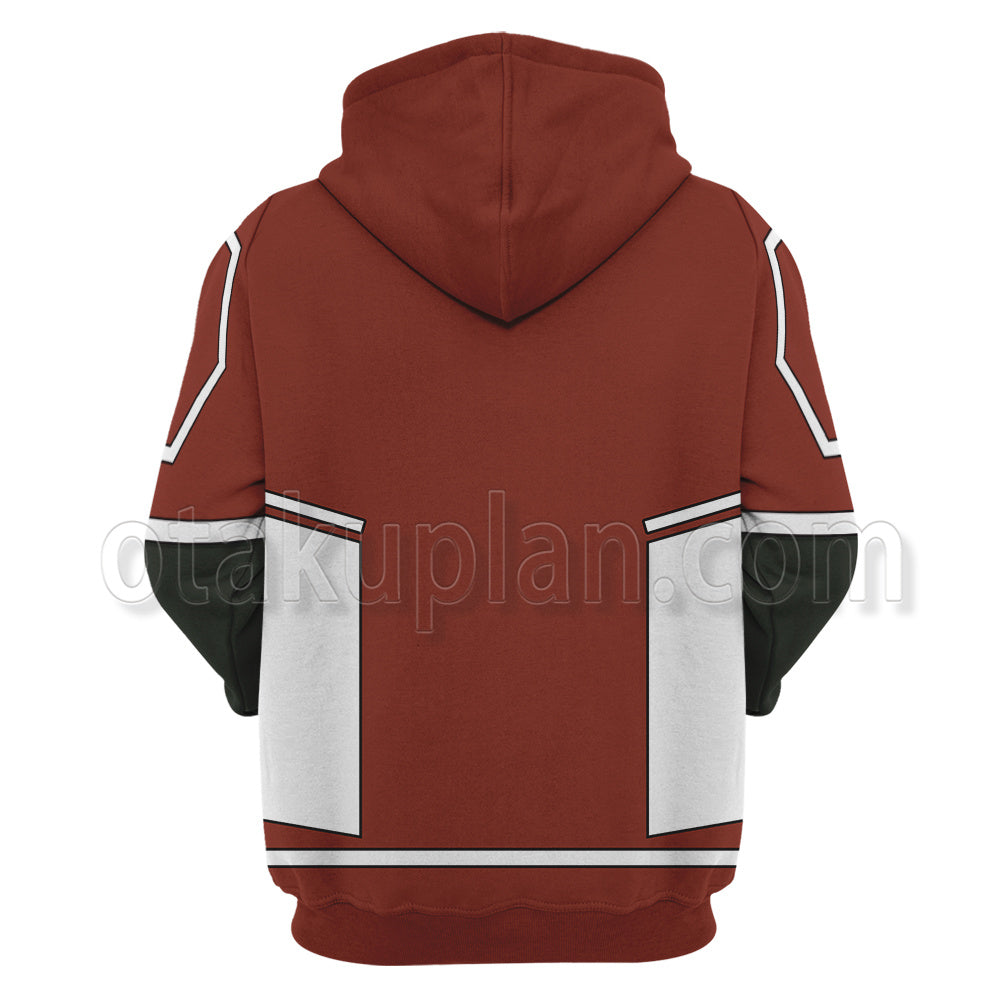 Dc Young Justice Beast Boy Red Cosplay Hoodie