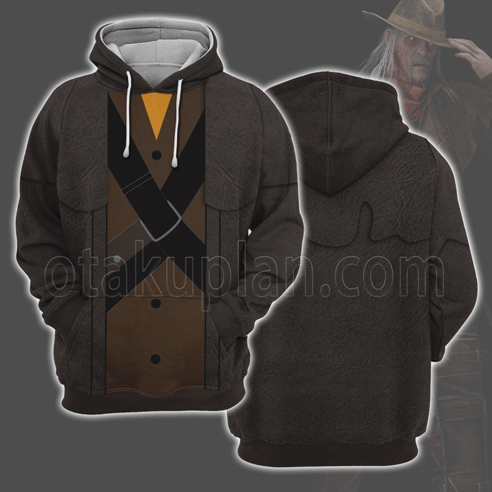 Dead By Daylight Dead Halloween The Deathslinger Caleb Quinn Cosplay Hoodie