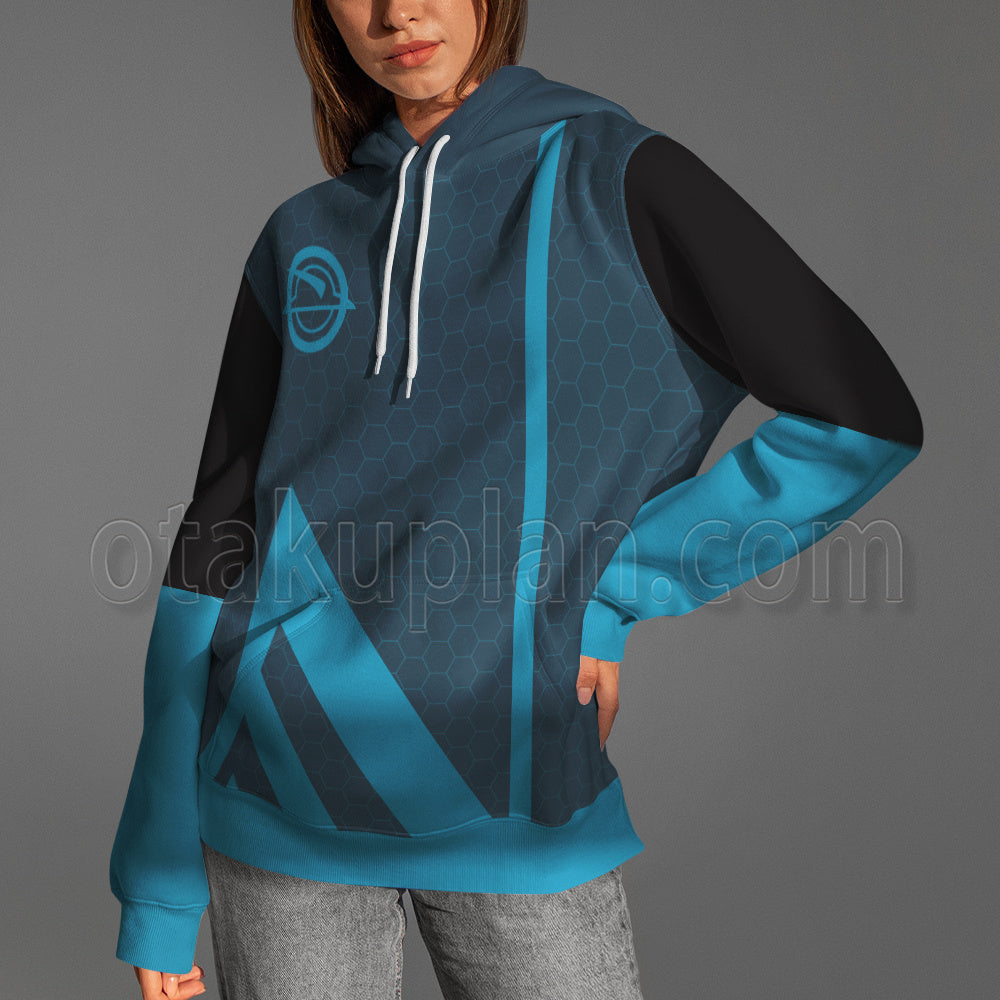 Dead By Daylight Feng Min Blue Cosplay Hoodie