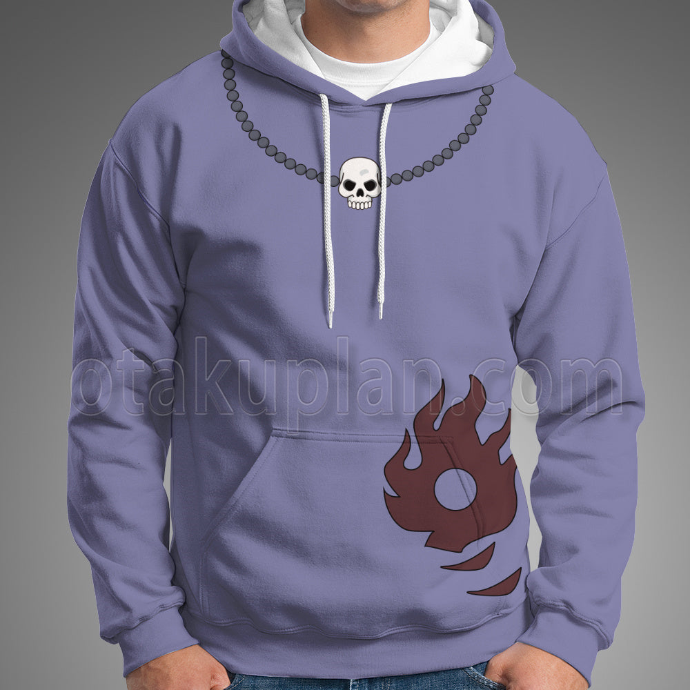 Deadman Wonderland Azuma Genkaku Purple Cosplay Hoodie