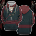 Deadman Wonderland Azuma Genkaku Red Fire Cosplay Hoodie