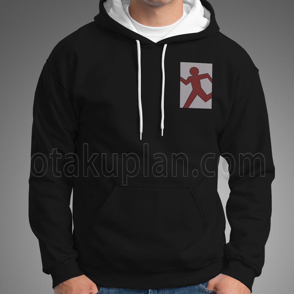 Deadman Wonderland Rokuro Bundo Black Cosplay Hoodie