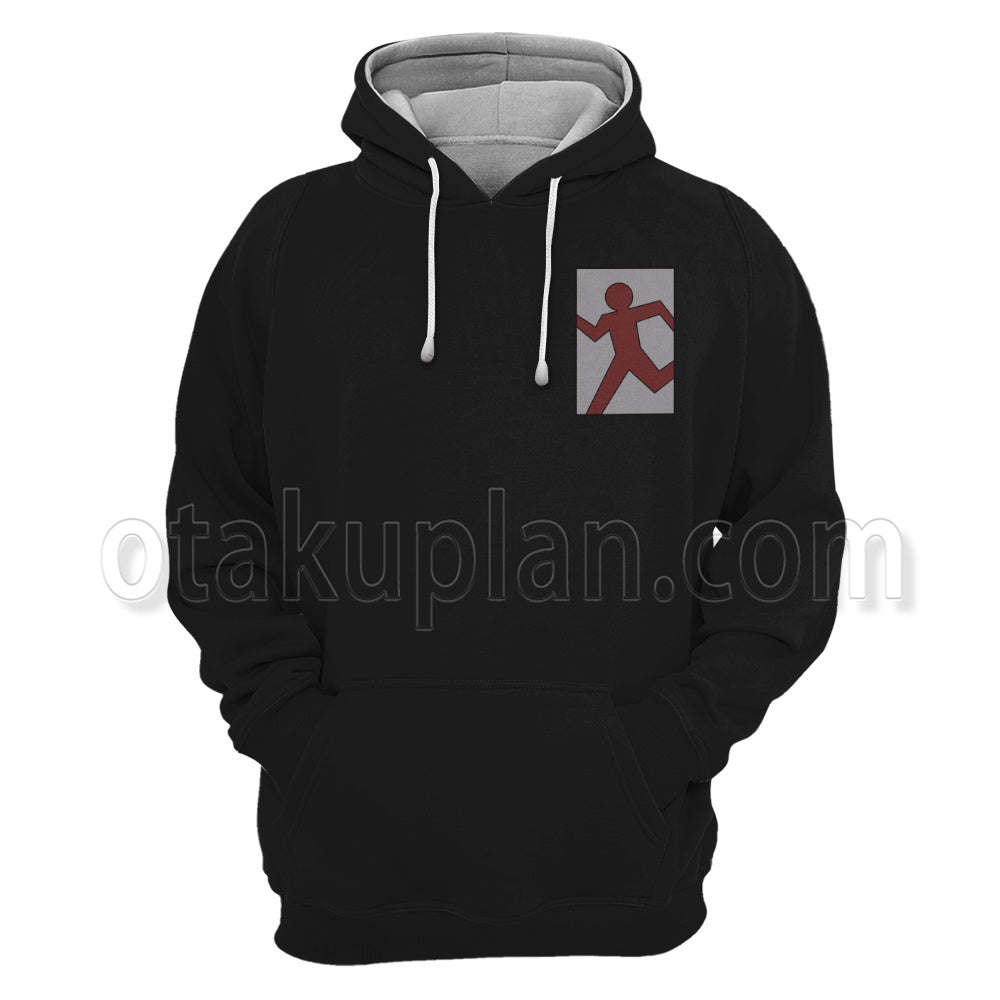 Deadman Wonderland Rokuro Bundo Black Cosplay Hoodie