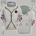 Deadman Wonderland Sakigami Toto White Cosplay Hoodie