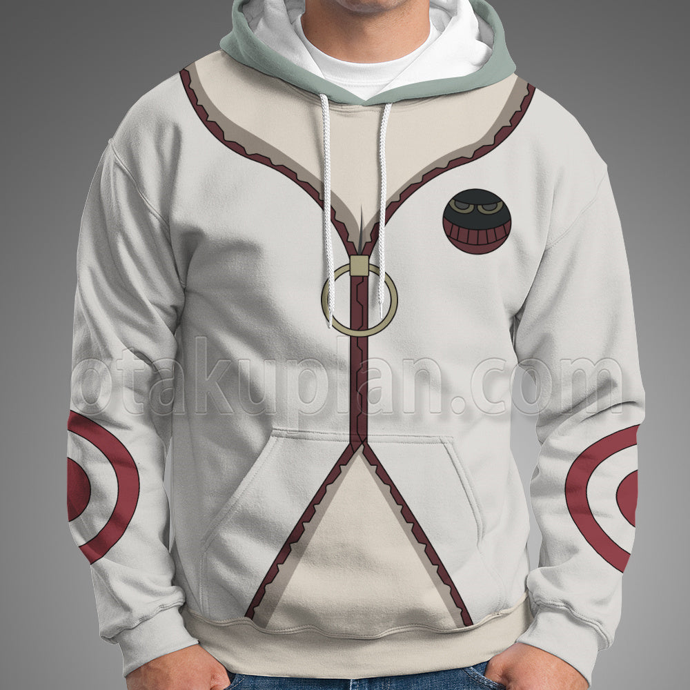 Deadman Wonderland Sakigami Toto White Cosplay Hoodie