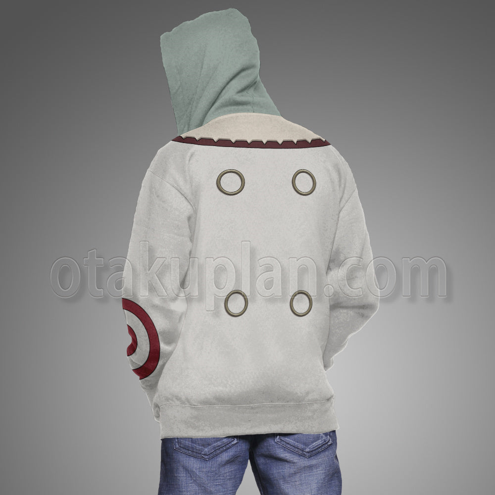 Deadman Wonderland Sakigami Toto White Cosplay Hoodie