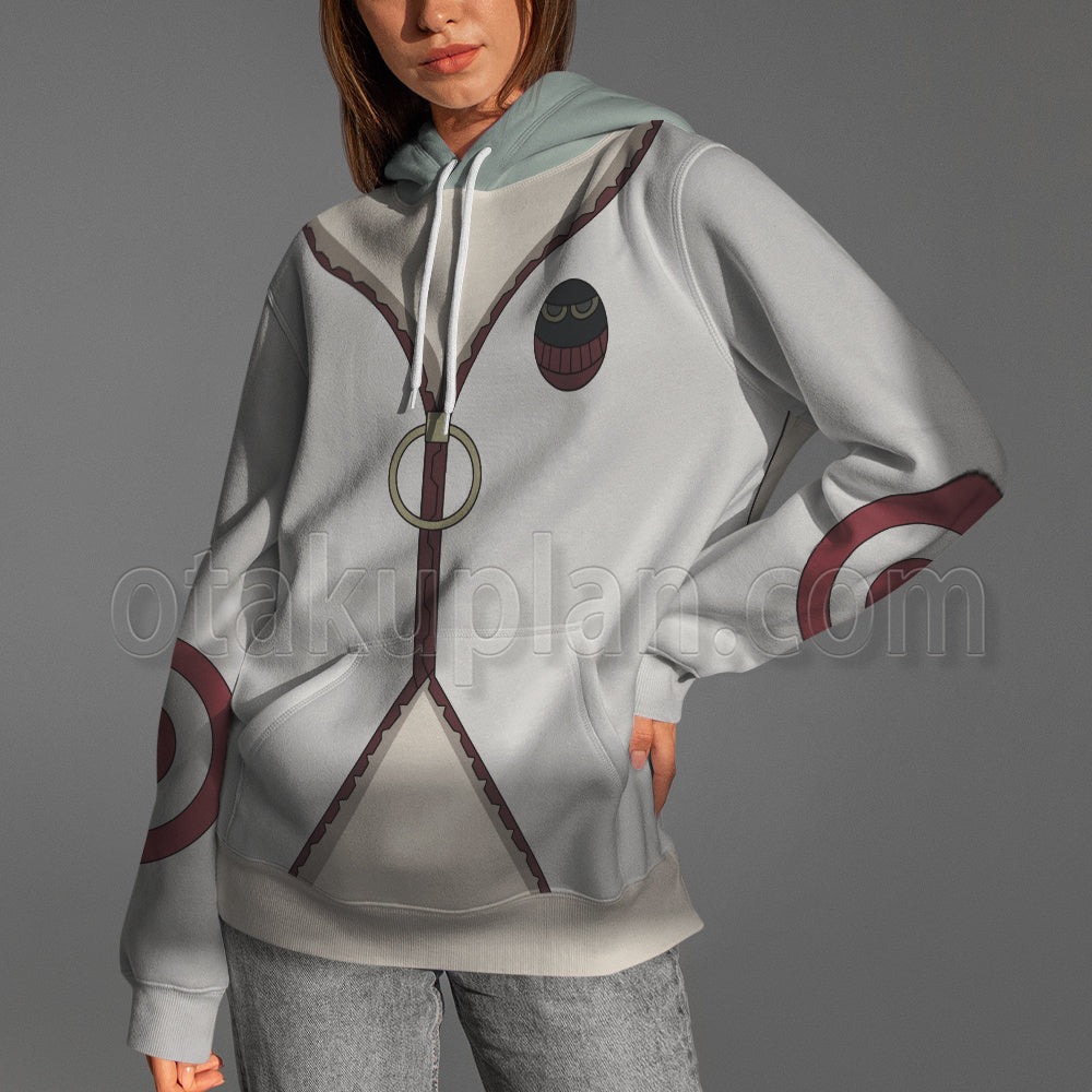 Deadman Wonderland Sakigami Toto White Cosplay Hoodie