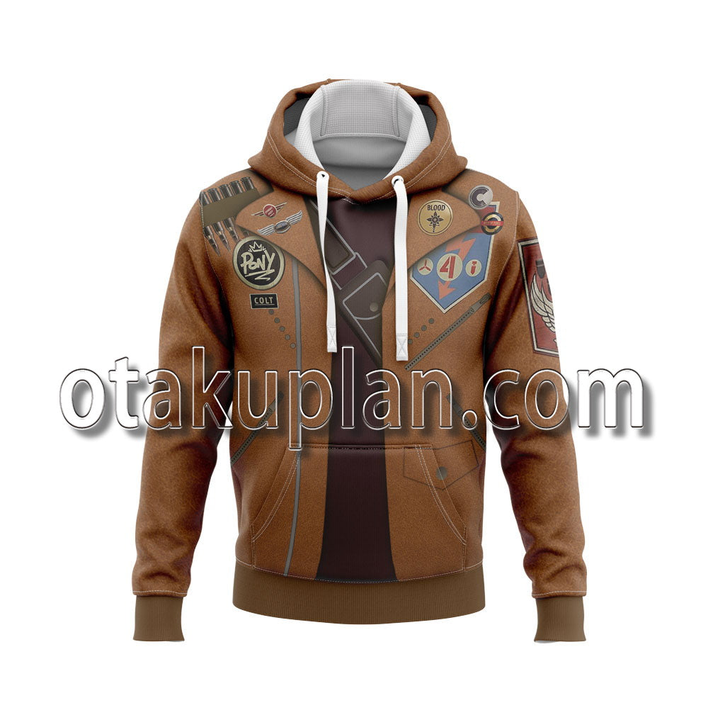 Deathloop Colt Vahn Cosplay Hoodie