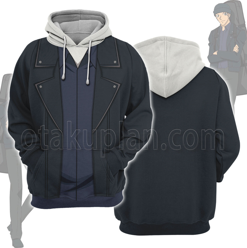 Detective Conan Akai Shuuichi Black Cosplay Hoodie