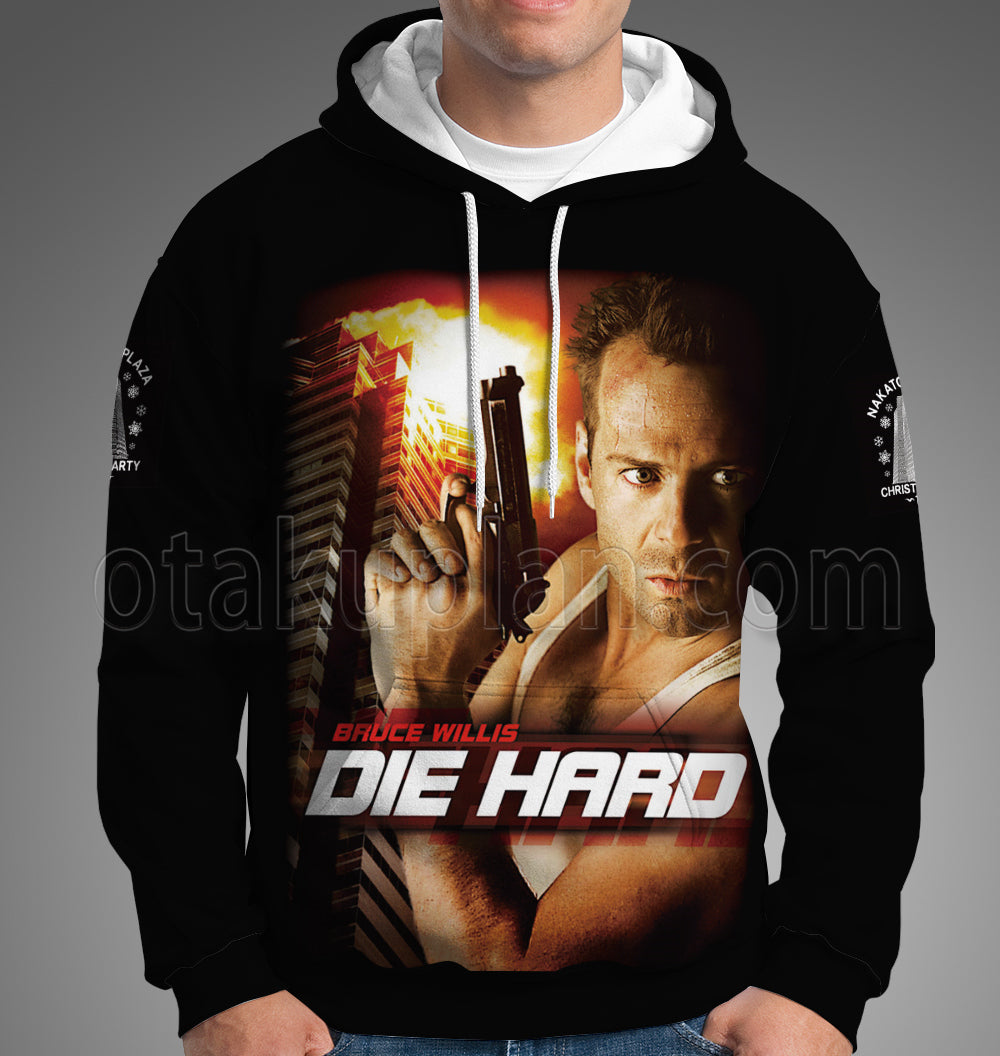 Die Hard 1988 Black Hoodie