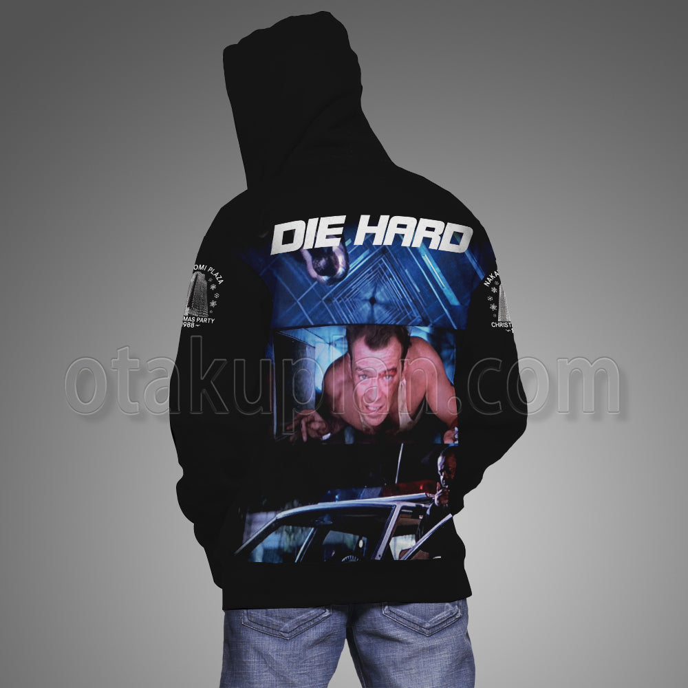 Die Hard 1988 Black Hoodie