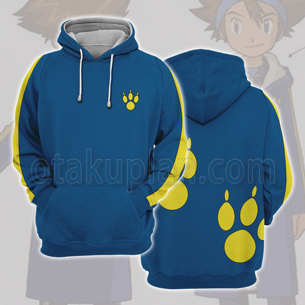 Digimon Adventure 02 Movie Winter Outfits Cosplay Hoodie