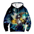 Digimon Adventure Angemon In Action Blue Illustration Anime Apparel