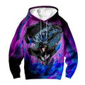 Digimon Adventure Beelstarmon Crouching In Glowing Energy Surge Anime Apparel