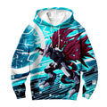 Digimon Adventure Cyberdramon Standing With Blue Dark Wings Anime Apparel