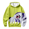 Digimon Adventure Gabumon Green Data Creature Anime Apparel