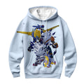 Digimon Adventure Gabumon Standing In Blue Evolution Line Anime Apparel