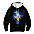Digimon Adventure Gabumon Surrounded By Blue Energy Circle Anime Apparel