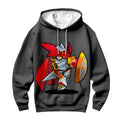 Digimon Adventure Gallantmon Standing Holding Red Shield Anime Apparel