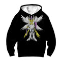 Digimon Adventure Magnaangemon Standing In Black Armor Anime Apparel