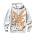 Digimon Adventure Metalgreymon Flying In Beige Color Anime Apparel