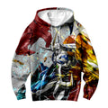 Digimon Adventure Omegamon Appearing In Red Blue Gold Anime Apparel