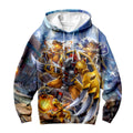 Digimon Adventure Wargreymon Blue Armor In Battle Anime Apparel