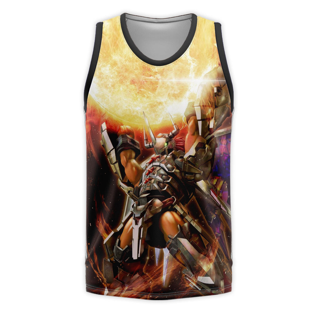 Digimon Adventure Wargreymon Unleashing Massive Fireball Attack Anime Apparel