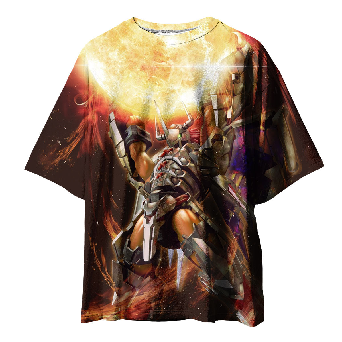 Digimon Adventure Wargreymon Unleashing Massive Fireball Attack Anime Apparel